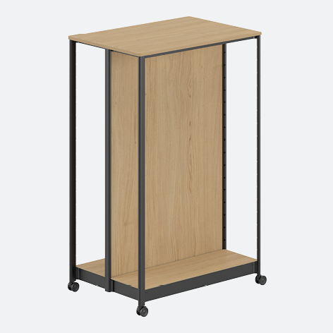 Product image (Basic shelf unit L gondola (type B) – with LED lighting on one side)