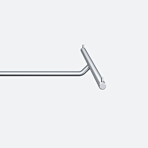 Product image (Hanging rail Ø 15 mm, 390 mm – T arm)