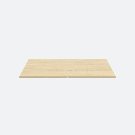 Product image (Wooden top shelf  for LED lighting set – for gondola or display table)