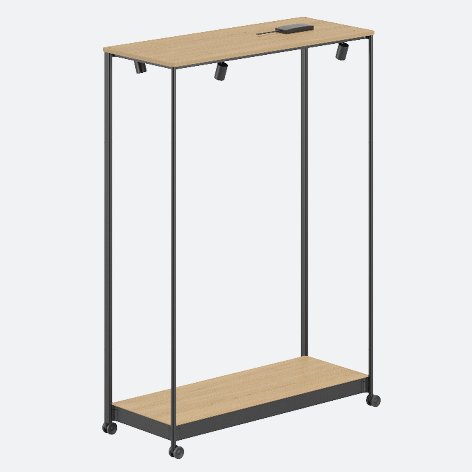 Image du produit (Module de présentation – avec rails conducteurs et spots)