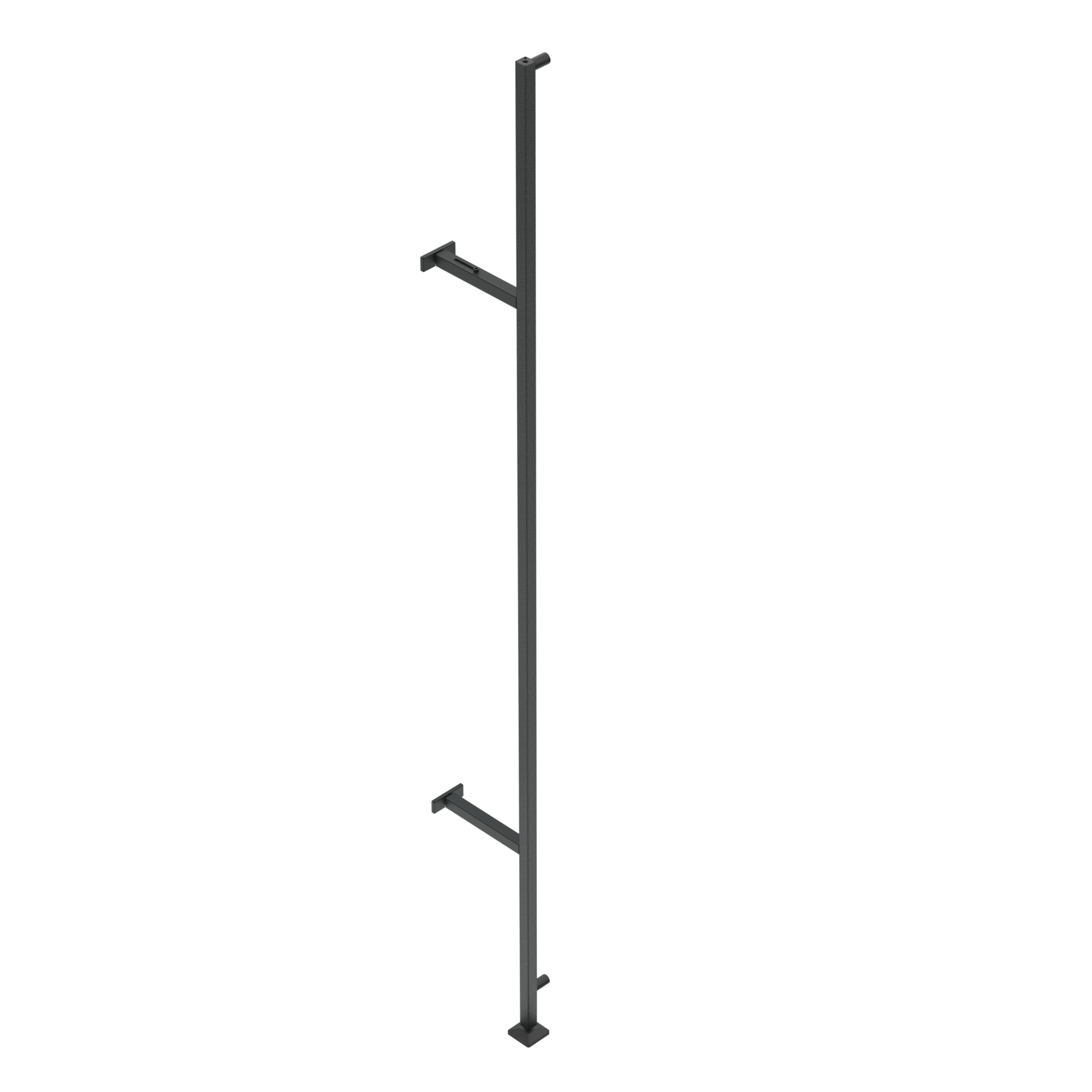 Product image (Qubo Office wall outer upright 24 V, left – power supply at base)