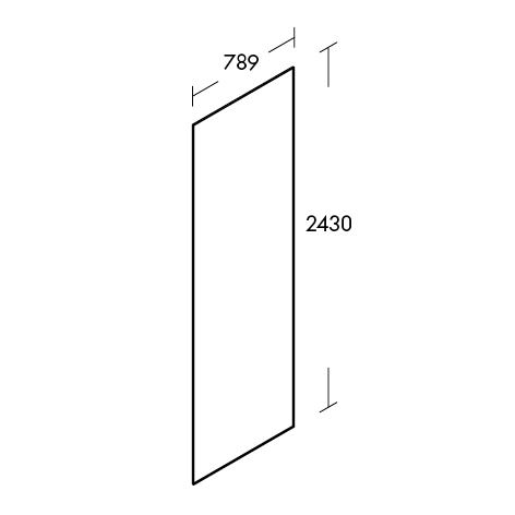 Dibujo técnico (Tela elástica para marco luminoso – für Präsentationsmodul)