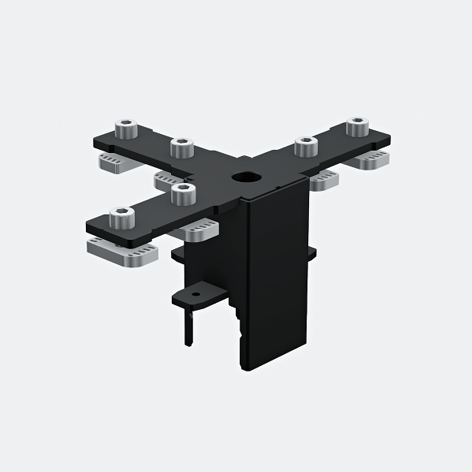 Product image (T connector – for 3 ceiling rails)