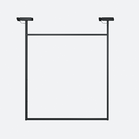 Product image (Merchandise support frame – with support bracket, 
without electrification)