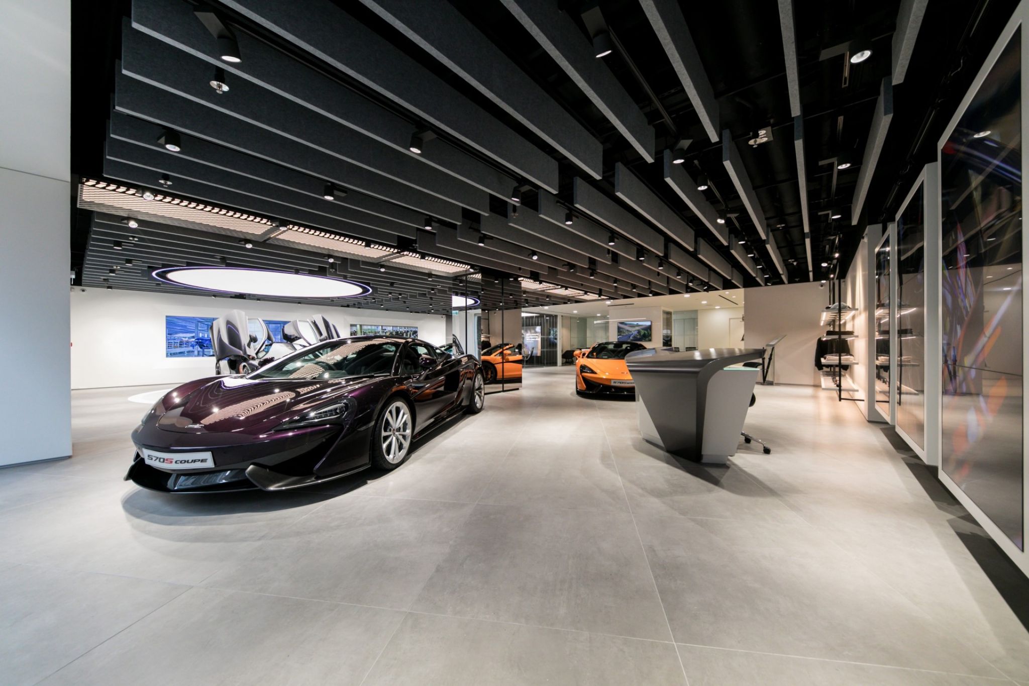 &Uuml;bersicht der Gesch&auml;ftsfl&auml;che des Automobilherstellers McLaren.