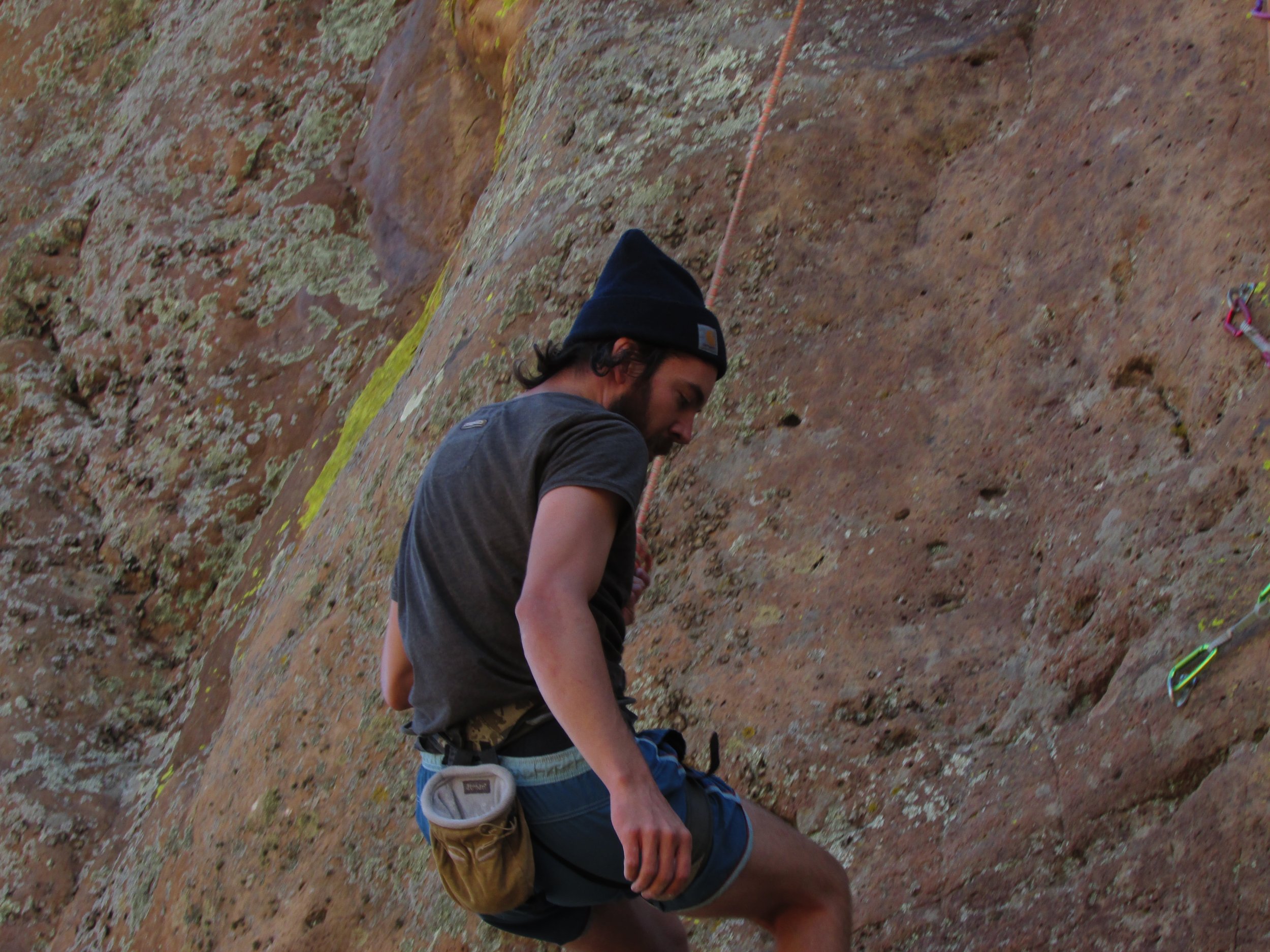 Bouldern in den H&uuml;geln von Mexico.