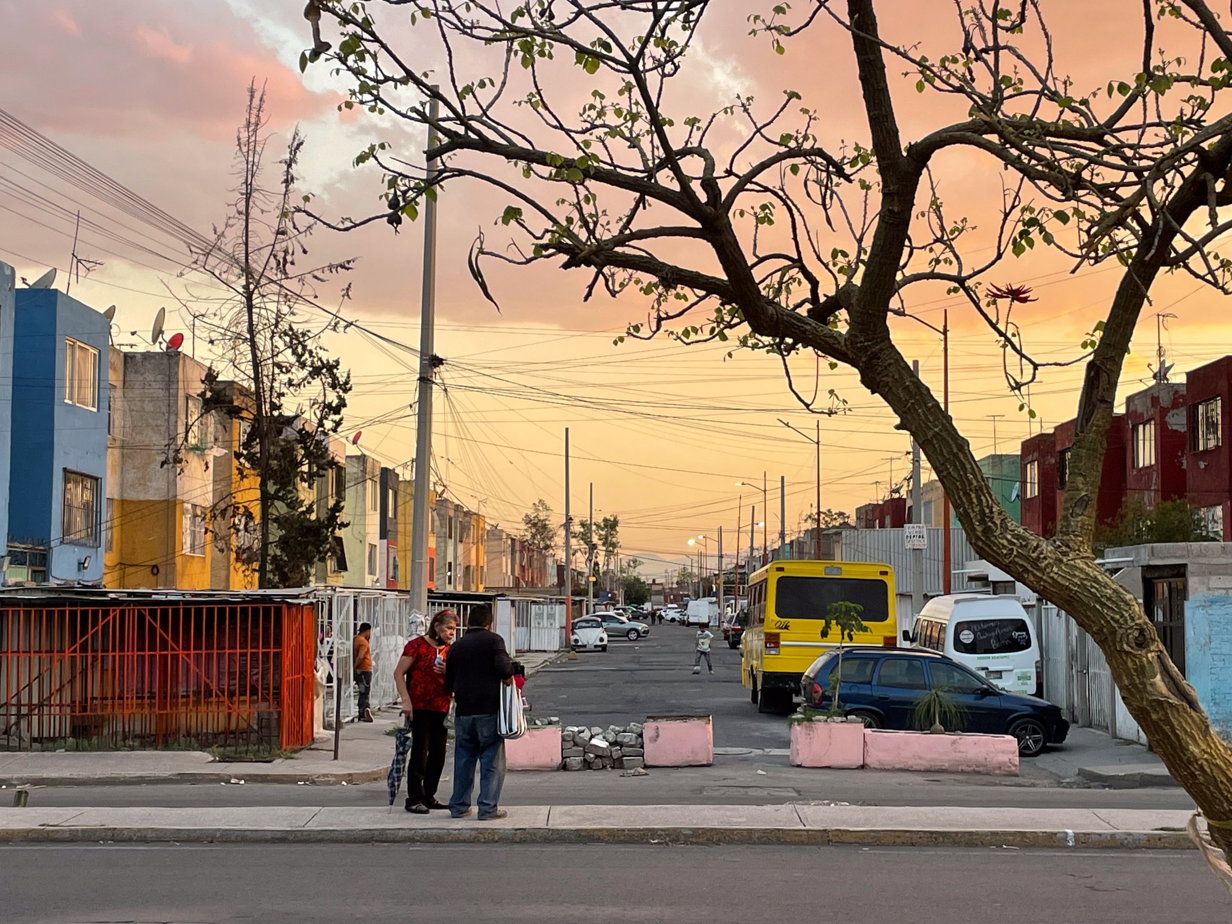 Die Stra&szlig;en von Mexico-Stadt.